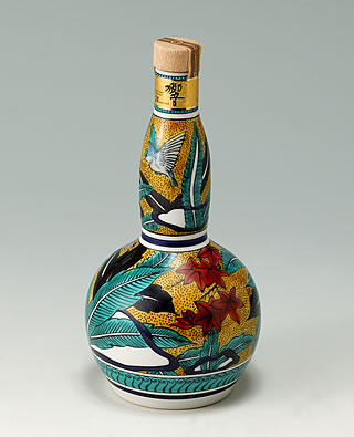 九谷焼（吉田屋風春秋図）