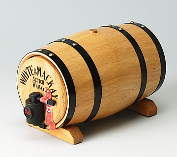 MINIATURE WOODEN BARREL